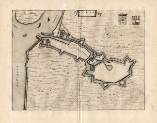 Antique Map-GOES-ZEELAND-NETHERLANDS-Blaeu-1649