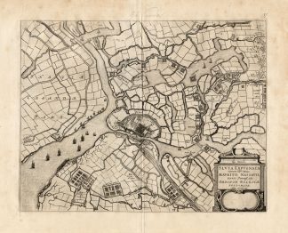 Antique Map-SLUIS-ZEELAND-NETHERLANDS-Blaeu-1649