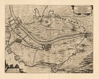 Antique Map-GENNEP-OEFFELT-NETHERLANDS-Blaeu-1649