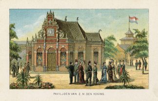 Antique Print-WORLD EXHIBITION-AMSTERDAM-NETHERLANDS-Emrik/Binger-1885
