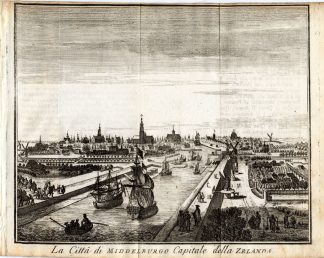 Antique Print-MIDDELBURG-NETHERLANDS-Albrizzi-1742
