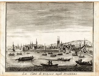 Antique Print-ZURICH-SWITZERLAND-Albrizzi-1742