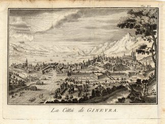 Antique Print-GENEVA-SWITZERLAND-Albrizzi-1742