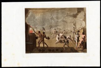 Antique Print-SAUNA-STEAM BATH-RUSSIA-Biasioli-Ferrario-1827