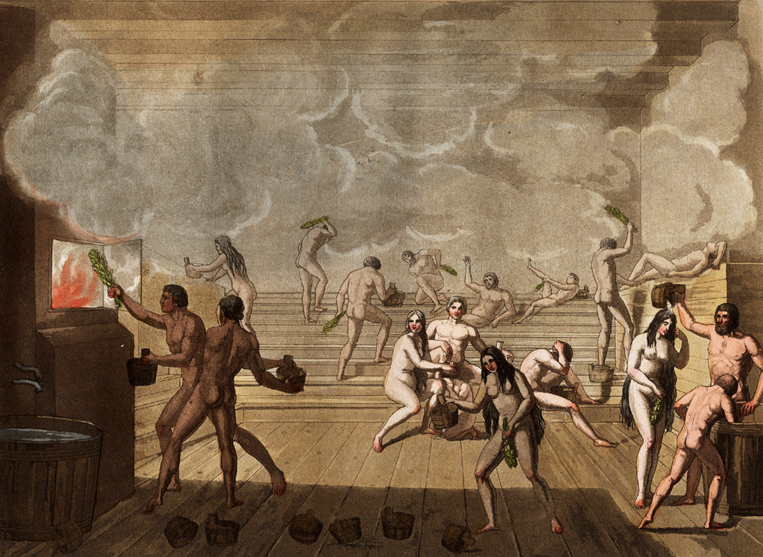 Bb11285b 416x304 Antique Print-SAUNA-STEAM BATH-RUSSIA-Biasioli-Ferrario-1827 - Image 2