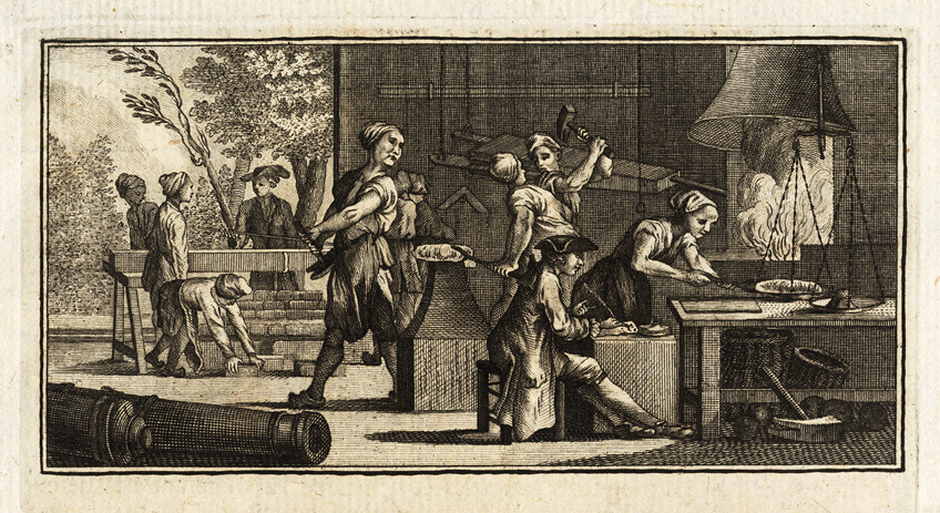 Bb11508b 416x227 Antique Print-TITLE PAGE-FORGE-FORGING METAL-PROFESSION-Buffon-1750