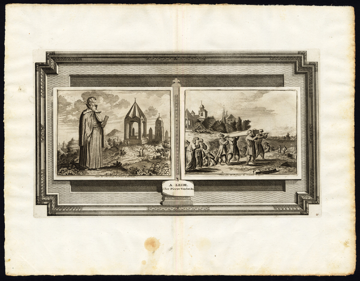 Bb12404a 416x325 Rare Antique Print-MARABOUT-BARBARY-PRIEST-ALGIERS-ALGERIA-Van der Aa-1725