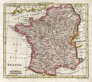 Antique Map-FRANCE-HERAULT-MORBIHAN-LOIRE-Walker-1810