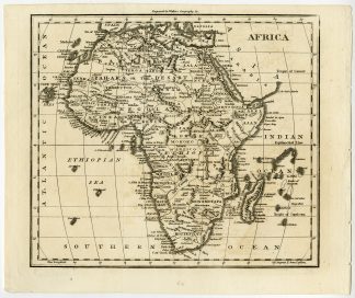 Antique Map-AFRICA-HOTTENTOTS-EGYPT-NUBIA-Walker-1810