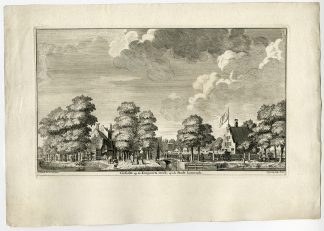 Antique Print-VIEW OF HOORN-KOEPOORT-Pronk-J. Goeree-1740