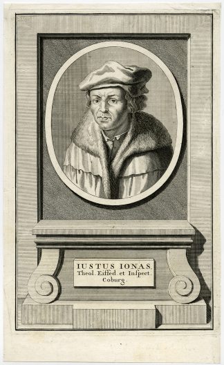 Antique Print-PORTRAIT-JUSTUS JONAS-LUTHER-Anonymous-Seckendorf-1728