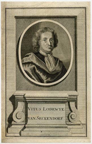 Antique Print-PORTRAIT-VEIT LUDWIG VON SECKENDORF-Anonymous-Seckendorf-1728