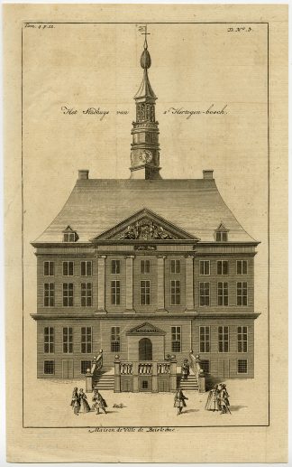 Antique Print-TOWN HALL-'S-HERTOGENBOSCH-DEN BOSCH-Le Roy-1690