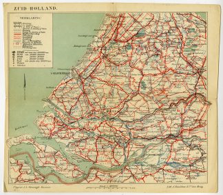 Antique Print-ZUID HOLLAND-PROVINCE-ROTTERDAM-THE HAGUE-Smulders-1921