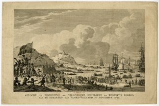 Antique Print-WAR-NOORD HOLLAND-ENGLISH-RUSSIAN ARMY-DEPART-Langendijk-ca. 1800