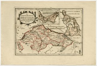 Antique map-POMERANIA-MECKLENBURG-GERMANY-PRUSSIA-Reilly-1791