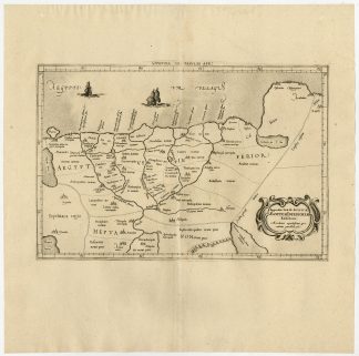 Antique Map-NORTH AFRICA-EGYPT-NILE DELTA-Ptolemy-Mercator-1698