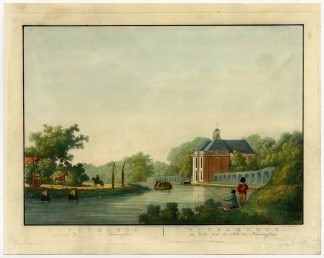 Rare Antique Print-RUPELMONDE ESTATE-VECHT-NIEUWERSLUIS-Numan-Lutz-c.1810-20