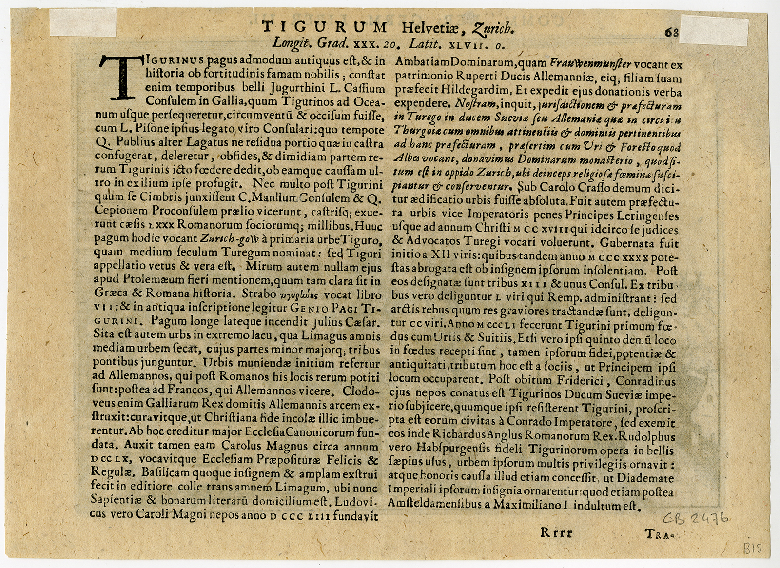 , Antique Print-UTRECHT PANORAMA-THE NETHERLANDS-Van der Keere-Bertius-1616, Pictura Antique Prints