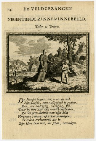 Antique Print-EMBLEM-PAIN-PL. 19-Mylius-1702
