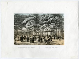 Rare Antique Print-HAARLEM-SOCIETY-IN DEN HOUT-Anonymous-1873