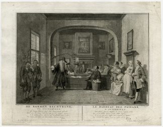 Antique Print-FARMERS-COURT-BAR-PUITERVEEN-JUDGE-Troost-Tanje-1811
