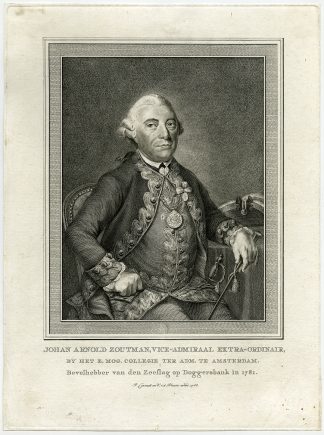 Antique Print-JOHAN ARNOLD ZOUTMAN-ADMIRAL-DOGGERSBANK-De la Croix-Vinkeles-1788