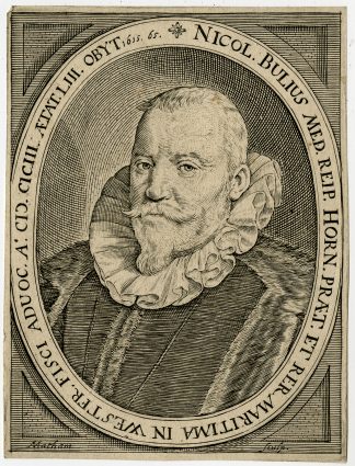 Antique Print-NICOLAS BULIUS-KLAAS BOELENS-PHYSICIAN-Matham-1615