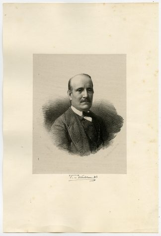 Antique Print-TOBIAS VAN WESTRHEENE-JOURNALIST-Anonymous-1872