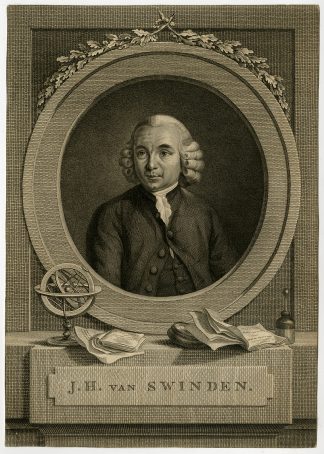 Antique Print-J. H. VAN SWINDEN-MATHEMATICIAN-De Lelie-Vinkeles-1792