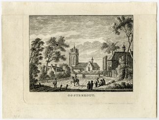 Antique Print-CHURCH-OOSTERHOUT-BRABANT-KLAPPEIJSTRAAT-Bulthuis-Bendorp-1792