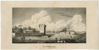 Antique Print-ERKESSI DEUI-PASHA CHIFLIK-TOWER-Choiseul-Melling-Goubaud-1822
