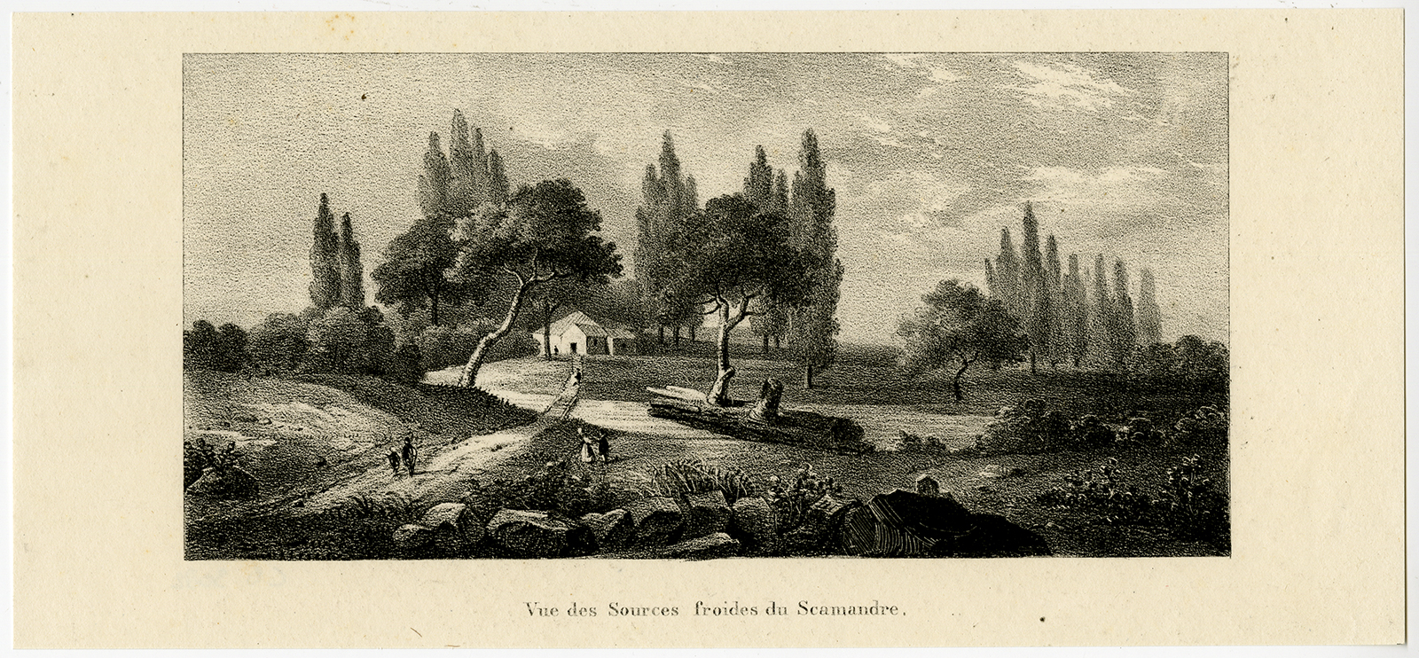 Cb3082 416x193 Antique Print-SCAMANDER-KARAMENDERES-RIVER-SOURCE-Choiseul-Melling-Goubaud-1822