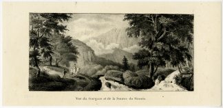Antique Print-SIMOES RIVER-SOURCE-GARGARO-TURKEY-Choiseul-Melling-Goubaud-1822