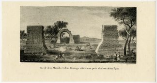 Antique Print-RUIN-ALEXANDRIA TROAS-ESKI STAMBUL-Choiseul-Melling-Goubaud-1822
