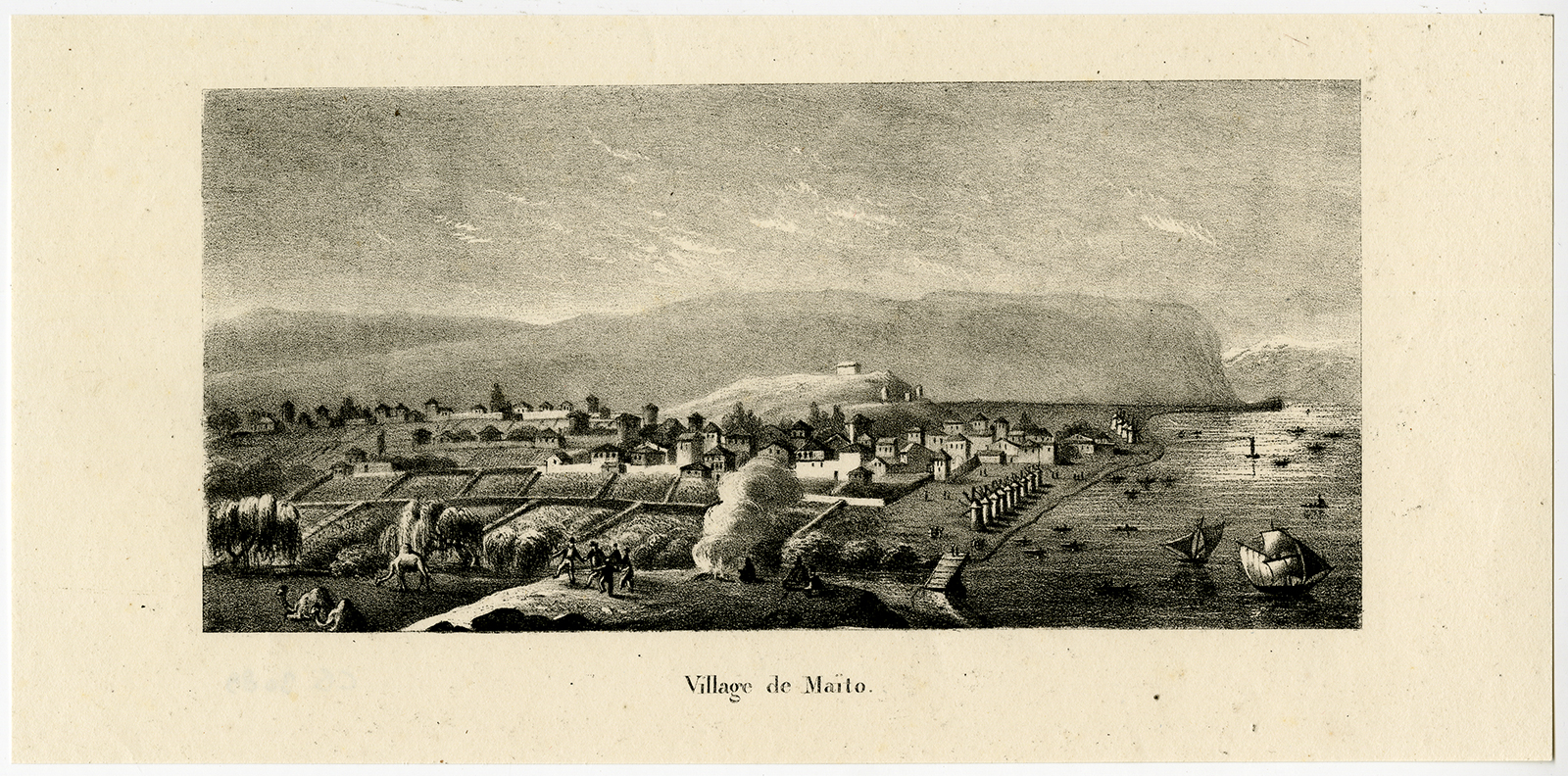 , Antique Print-MAYDOS-MADYTOS-ECEABAT-TURKEY-Choiseul-Melling-Goubaud-1822, Pictura Antique Prints