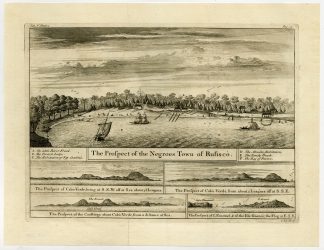Antique Print-RUFISCO-CAPE VERDE-GOEREE-AFRICA-Barbot-Churchill-Kip-1732