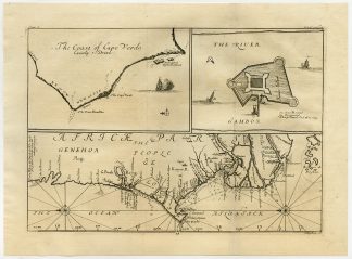 Antique Print-CAPE VERDE-SANTIAGO-PRAIA-GOEREE-Barbot-Churchill-Kip-1732