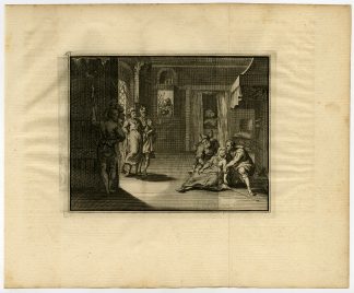 Antique Print-GENRE-SICK PERSON-WITCH-Heemskerk-van Laan-1765