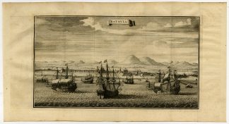 Antique Print-BATAVIA-DJAKARTA-INDONESIA-PANORAMA-Heemskerk-van Laan-1765
