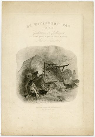 Antique Print-TITLE PAGE-FRONTISPIECE-FLOOD -van Trigt-Rochussen-1855