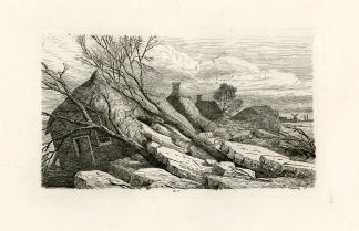 Antique Print-VIEW-DYKE-MAREN-ALEM-FLOOD-van Trigt-Dubourcq-1855