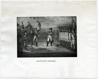 Antique Print-NAPOLEON-ARRIVAL-GRENOBLE-Adam-c.1822