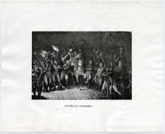 Antique Print-NAPOLEON-ENTRANCE-TUILERIES-PARIS-Adam-c.1822