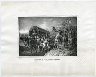 Antique Print-NAPOLEON-HONOR-WOUNDED SOLDIERS-Adam-c.1822