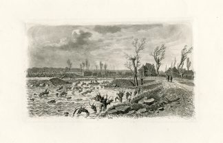 Antique Print-DYKE BREAKTHROUGH-BANDIJK-BETUWE-LIENDEN-FLOOD-Sorensen-1855