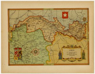Antique Print-LIMBURG-NETHERLANDS-COAT OF ARMS-Studio Certo-1947