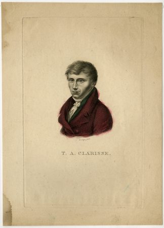 Antique Print-PORTRAIT-THEODORUS ADRIANUS CLARISSE-Velijn-ca. 1820