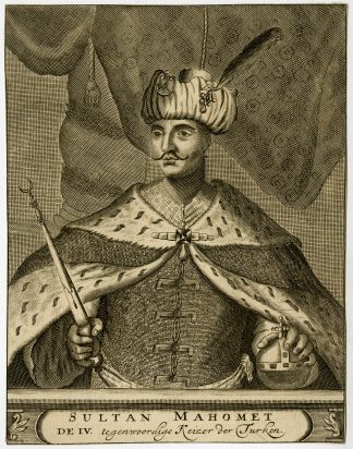 Antique Print-PORTRAIT-SULTAN-MEHMED IV-MAHOMET-OTTOMAN EMPIRE-Anonymous-c.1680