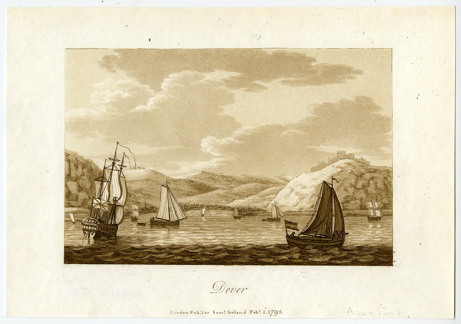 Cb404 416x293 Antique Print-DOVER-ENGLAND-COAST-HARBOUR-Ireland-1790